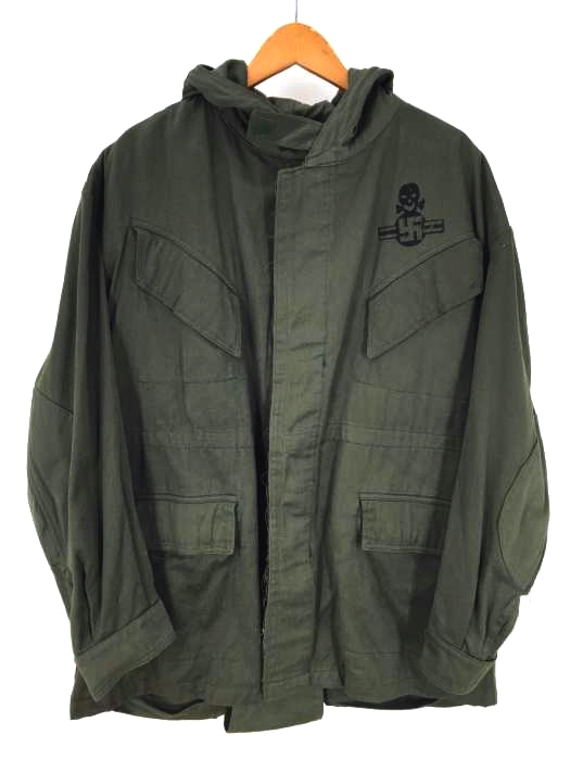 USED古着（ユーズドフルギ） michielsens sterckx VINTAGE ステンシル ベルギー軍 M-64 AIR FORCE FIELD JACKET メンズ アウター