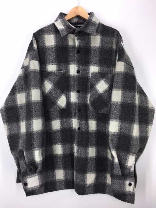 WHITELAND BLACKBURN(ホワイトランドブラックバーン) BackPrint CheckShirts ジャケット メンズ アウター