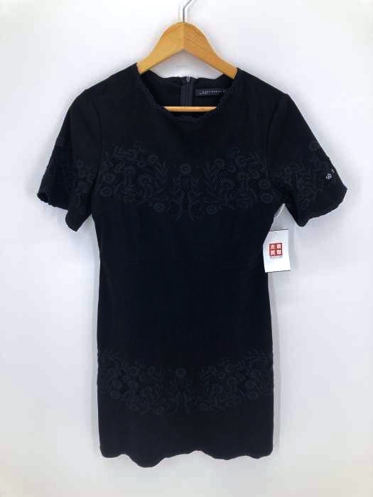 ZARA WOMAN（ザラ ウーマン） フェイクスウェード花柄刺繍ワンピース レディース ワンピース