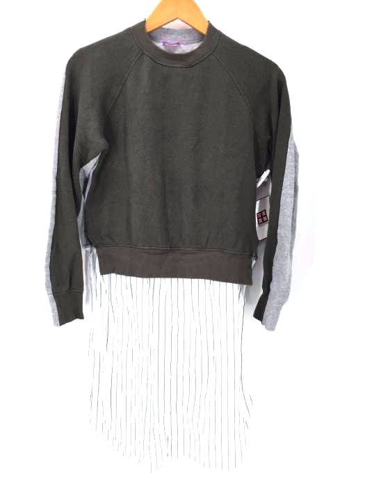 SueUNDERCOVER（スーアンダーカバー） シャツドッキング クルーネックスウェット レディース ワンピース