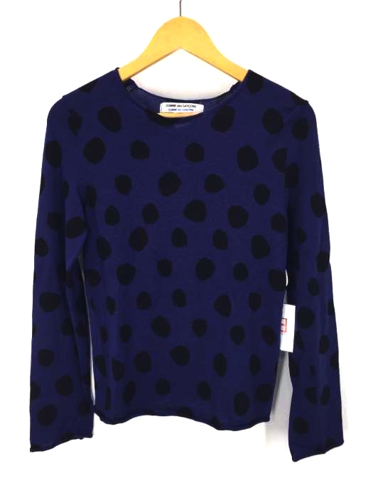 COMME des GARCONS COMME des GARCONS（コムデギャルソンコムデギャルソン） AD表記無 ドット柄ウールニット レディース トップス