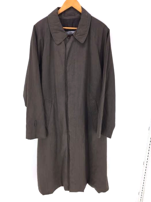AQUASCUTUM（アクアスキュータム） イングランド製 チェックチェスターコート メンズ アウター