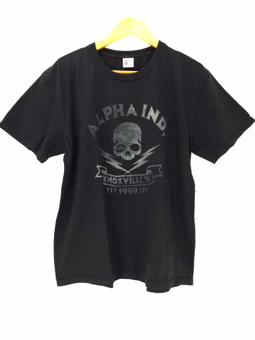 ALPHA INDUSTRIES(アルファインダストリーズ) プリントクルーネックTシャツ メンズ トップス