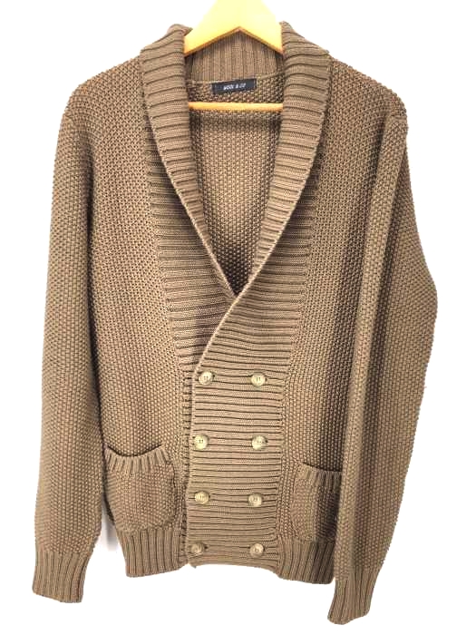 WOOL&CO（ウールアンドコー） イタリア製ショールカラーカーディガン メンズ トップス