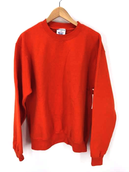 Champion（チャンピオン） オレンジ スウェット AUTHENTIC メンズ トップス