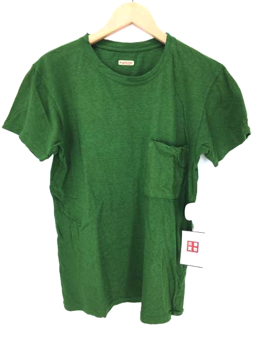 KAPITAL（キャピタル） ガーゼ 天竺後染め クルー ポケットTシャツ レディース トップス