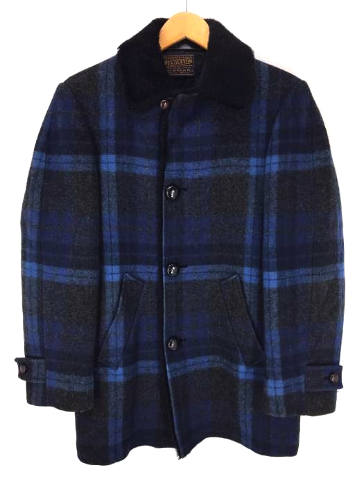 PENDLETON（ペンドルトン） タータンチェック柄 ウールボアコート メンズ アウター