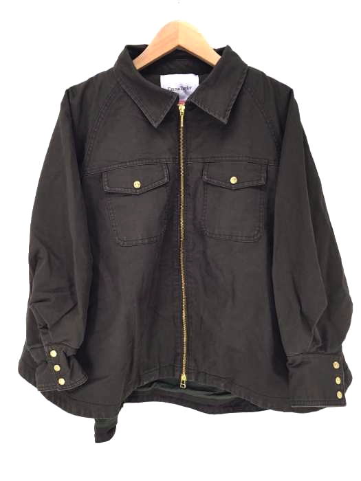 emma taylor（エマテイラー） MILITARY TWILL FLARE BLOUSON ライナー付 レディース アウター