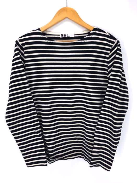 MHL.(エムエイチエル) ボーダー長袖Tシャツ レディース トップス