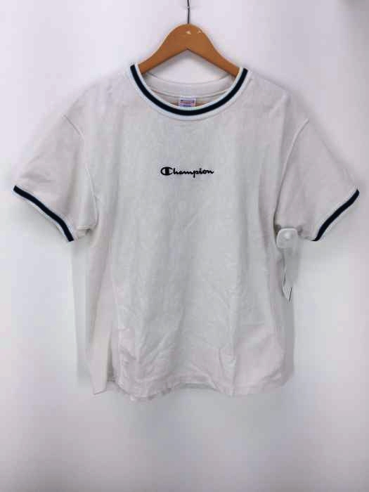 Champion（チャンピオン） REVERSE WEAVE リブラインロゴ刺繍Tシャツ メンズ トップス