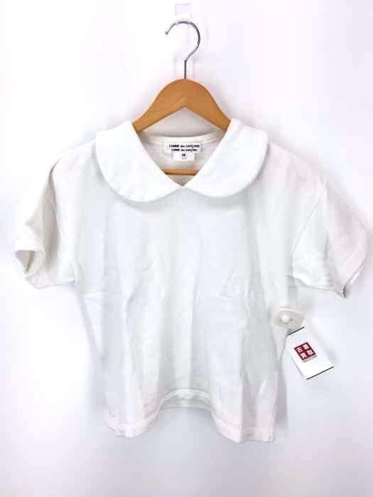 COMME des GARCONS COMME des GARCONS（コムデギャルソンコムデギャルソン） AD2016 スウェット素材 丸襟付き半袖Tシャツ レディース トップス