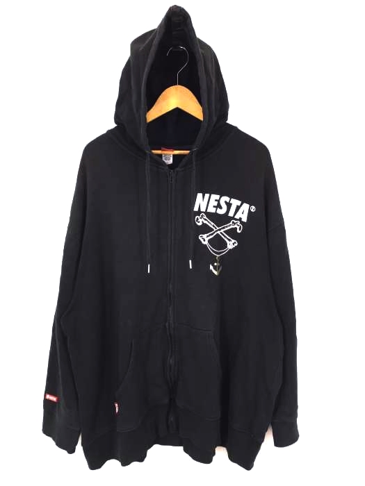 NESTA BRAND（ネスタブランド） ビッグサイズ ジップアップ パーカー メンズ トップス