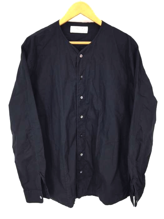 UNITED ARROWS green label relaxing（ユナイテッドアローズグリーンレーベルリラクシング） ノーカラーポケット付きシャツ メンズ トップス