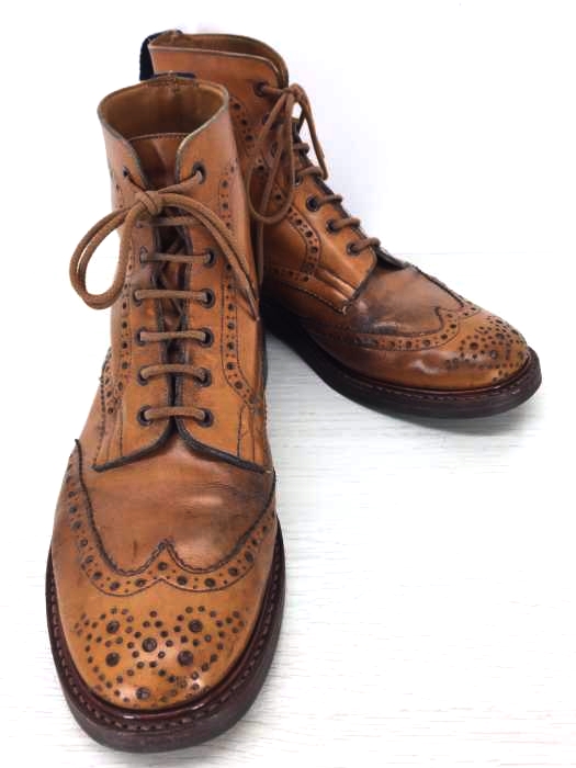 Trickers(トリッカーズ) Malton Country Boot モールトン ウィングチップ ブローグシューズ メンズ シューズ