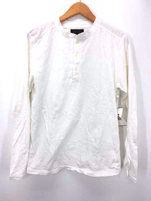 BEAMS+（ビームスプラス） ヘンリーネック ロングスリーブ Tシャツ メンズ トップス