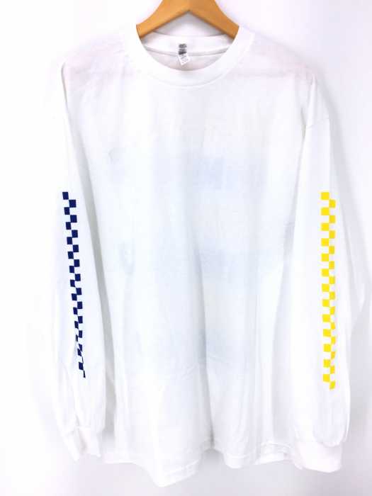 VANS × MIN-NANO（ヴァンズ ミンナノ） 20SS BILLY’S EXCLUSIVE チェッカースリーブ バックプリントロングスリーブTシャツ バッグロゴカットソー ALSTYLEアルスタイルボディー メンズ トップス
