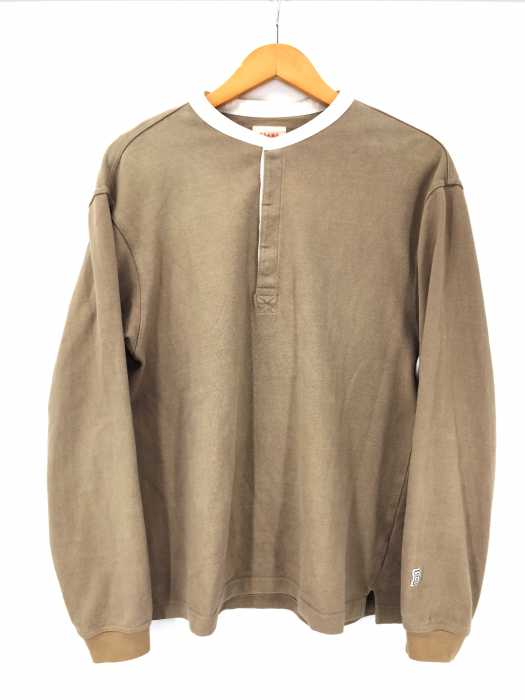 BEAMS  （ビームス） 度詰天竺 ヘンリーネック メンズ トップス