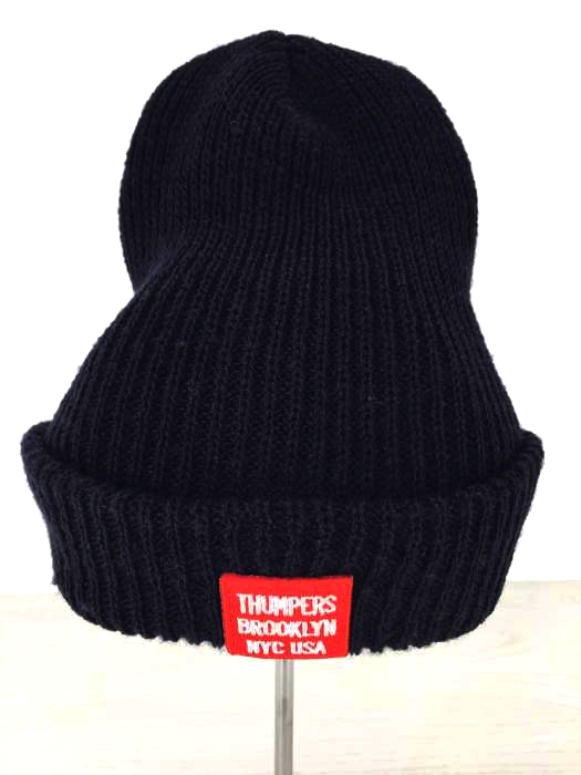THUMPERS BROOKLYN NYC（サンパースブルックリンニューヨーク） USA製 Box Logo Watch Cap メンズ 帽子