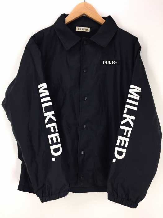 MILKFED. （ミルクフェド） 袖ロゴナイロンコーチジャケット レディース アウター