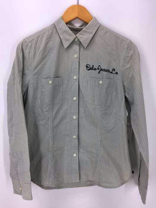 POLO JEANS COMPANY RALPH LAUREN(ポロジーンズカンパニーラルフローレン) script ワンポイントストライプシャツ レディース トップス