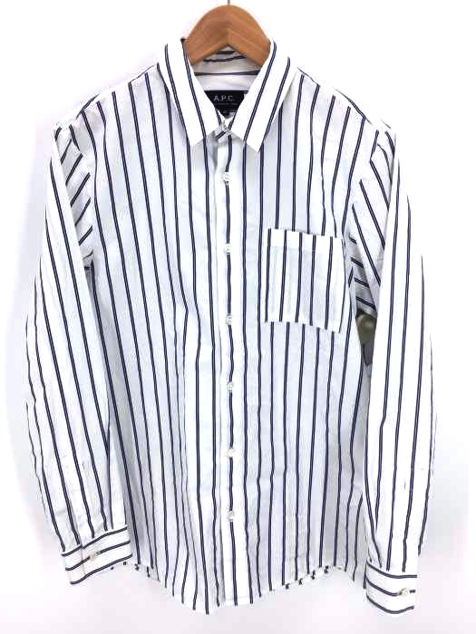 A.P.C.（アーペーセー） RUE MADAME PARIS ストライプ柄シャツ メンズ トップス