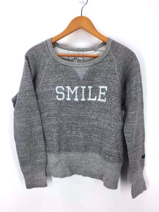 Americana(アメリカーナ) 日本製 ガゼットスウェット SMILE レディース トップス