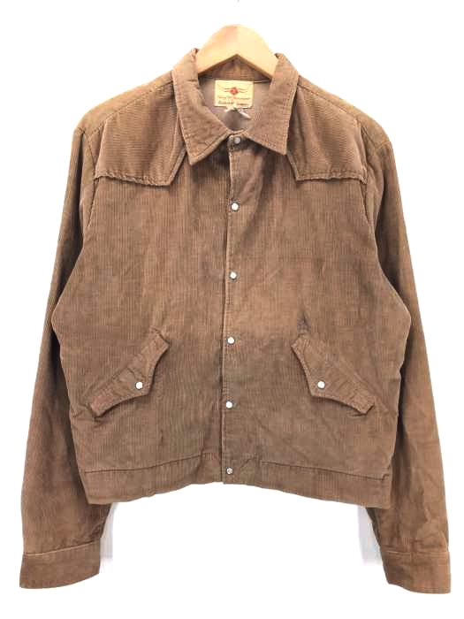 USED古着（ユーズドフルギ） Flying R Ranchwear by Ruddock Mfg Company ヴィンテージコーデュロイウエスタンジャケット メンズ アウター