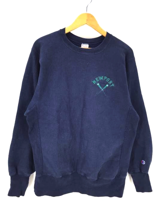 Champion（チャンピオン） 90S メキシコ製 刺繍タグ REVERSE WEAVE クルーネックスウェット NEWPORT メンズ トップス