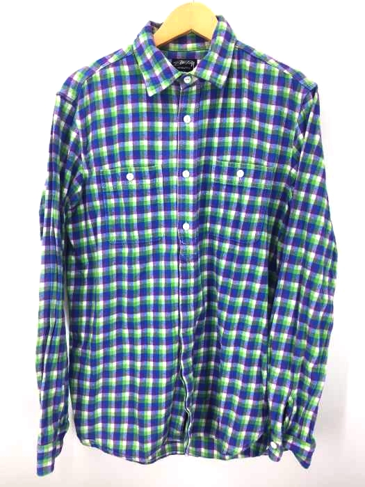 Stussy（ステューシー） チェック　ネルシャツ メンズ トップス