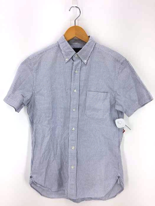 BEAMS+（ビームスプラス） オックスフォード ストライプボタンダウン半袖シャツ メンズ トップス