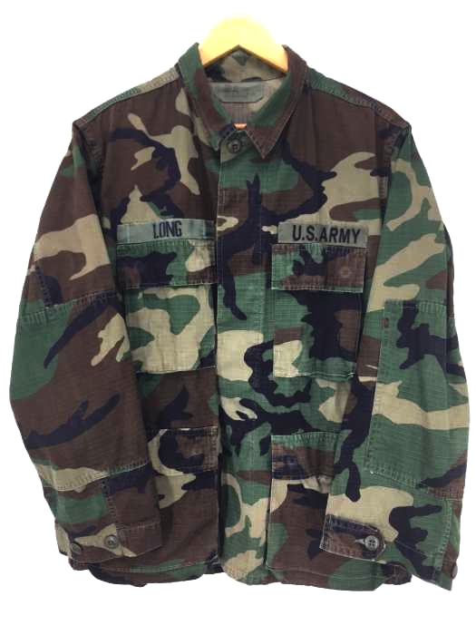 USED古着（ユーズドフルギ） US ARMY WOODLAND CAMO ミリタリージャケット メンズ アウター
