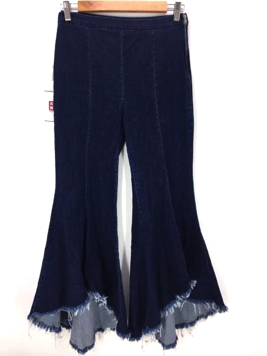 ZARA WOMAN(ザラ ウーマン) ストレッチデニムフレアパンツ レディース パンツ