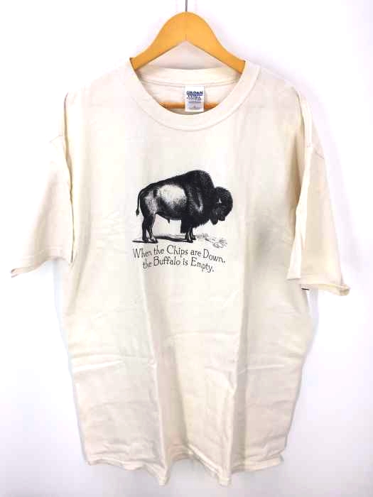 USED古着(ユーズドフルギ) When The Chips Are Down The Buffalo is Empty Tee メンズ トップス