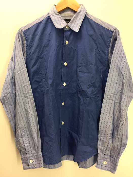 COMME des GARCONS HOMME （コムデギャルソンオム） 切替ストライプボタンシャツ メンズ トップス