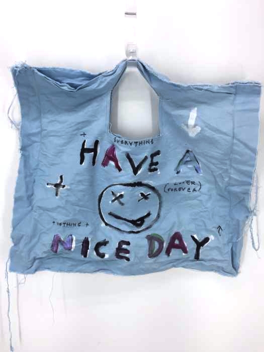 S.V.S.S.PROJECT(エスブイエスエスプロジェクト) ハンドペイント HAVE A NICE DAY トートバッグ メンズ バッグ