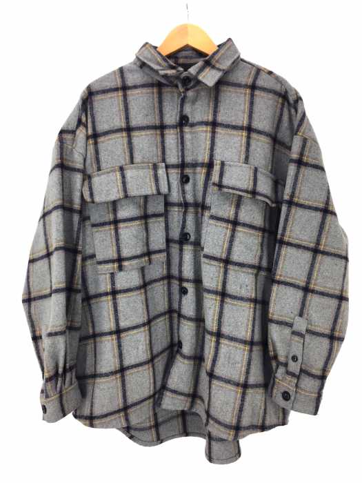 TIMELY WAERNING(タイムリーワーニング) BIGシルエット柄シャツ メンズ アウター