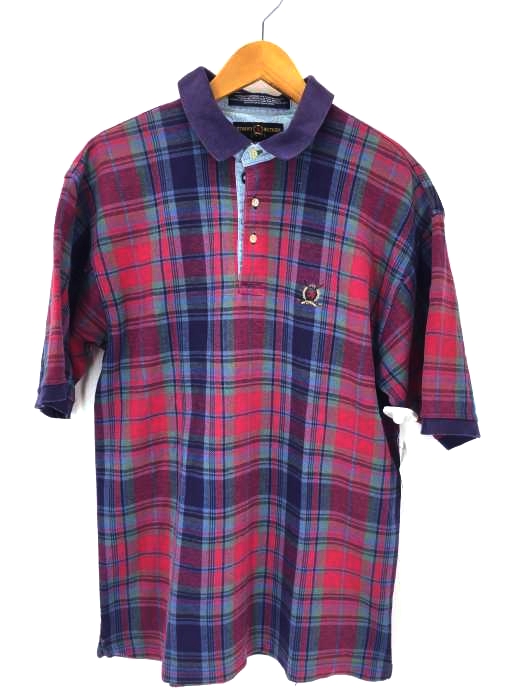 TOMMY HILFIGER GOLF（トミーヒルフィガーゴルフ） チェックポロシャツ メンズ トップス