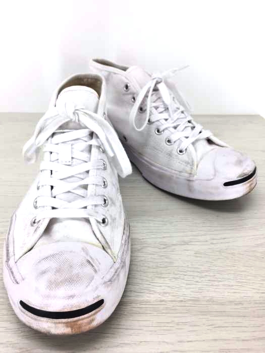 CONVERSE（コンバース） jack purcell mid seasonal color twill white メンズ シューズ