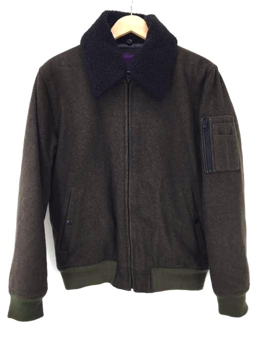 Stussy（ステューシー） MA-1 ボア襟 メンズ アウター
