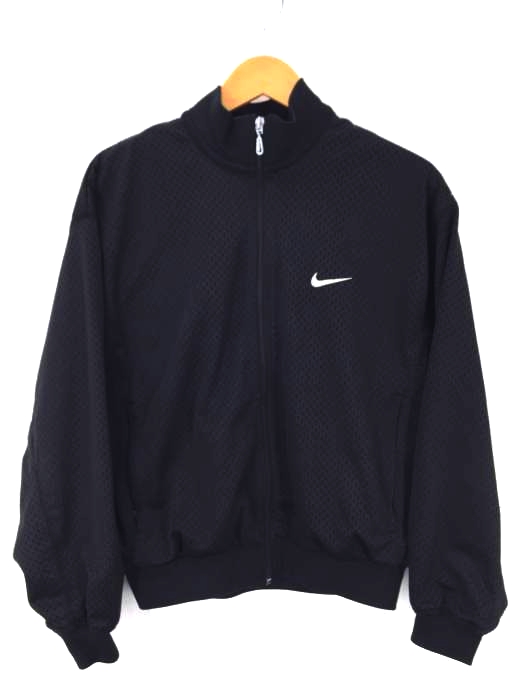 Nike ナイキ ユニセックス 銀タグ バックn刺繍 メッシュジップアップブルゾン レディース アウター ブランド古着買取販売バズストア