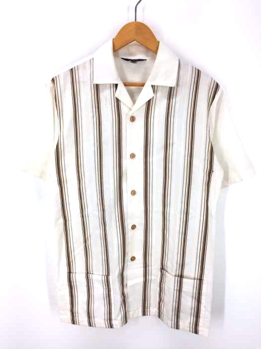 USED古着（ユーズドフルギ） ROBERT BUCK イングランド製ストライプ解禁シャツ メンズ トップス