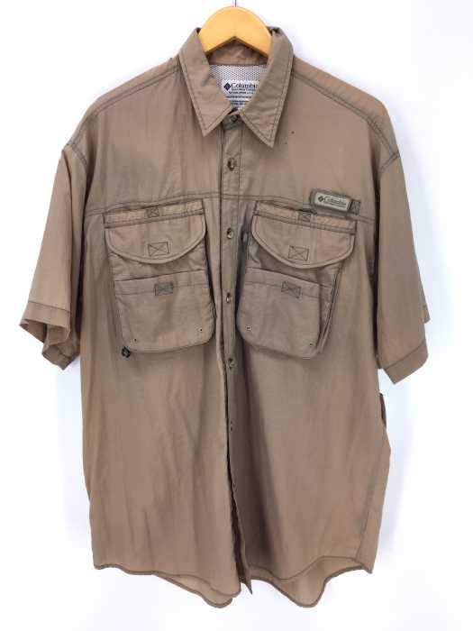 Columbia （コロンビア） PFG OMNI-SHADE ナイロンフィッシングシャツ 裏メッシュ メンズ トップス