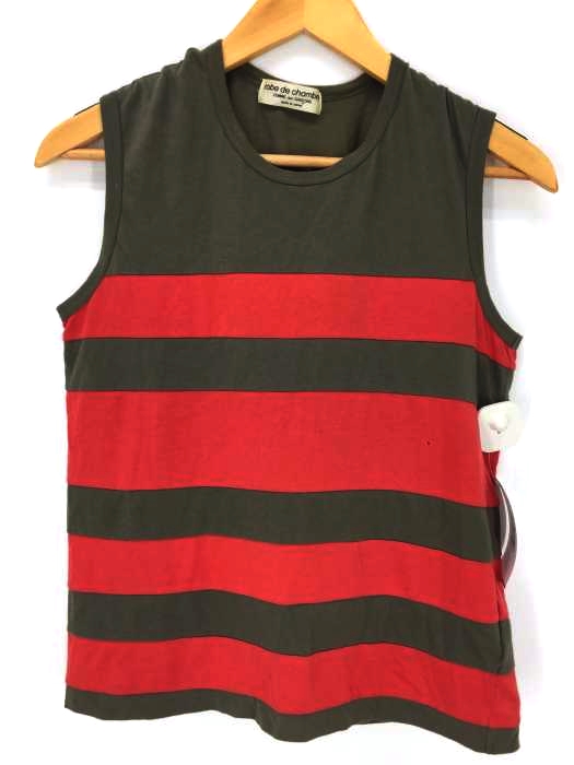 robe de chambre COMME des GARCONS（ローブドシャンブルコムデギャルソン） ボーダータンクトップ レディース トップス
