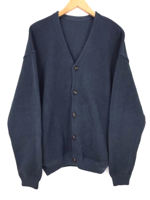 crepuscule(クレプスキュール) moss stitch V/N cardigan メンズ トップス