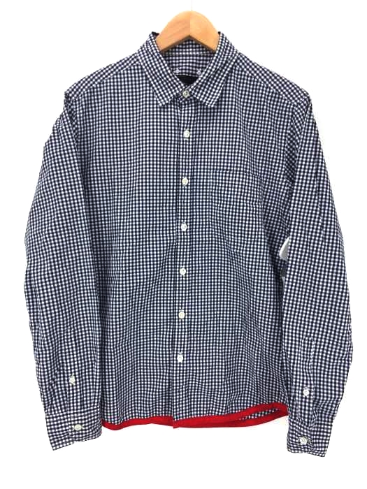 SOPHNET.（ソフネット） L/S END PIPING REGULAR COLLAR SHIRT ギンガムチェックシャツ メンズ トップス