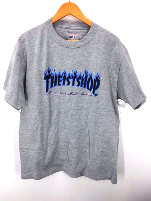 THE1STSHOP（ザファーストショップ） フレイムロゴTシャツ HANES BEEFY メンズ トップス