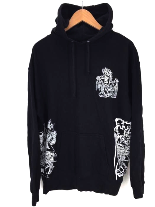 USED古着 （ユーズドフルギ） プリントパーカー パロデビル メンズ  