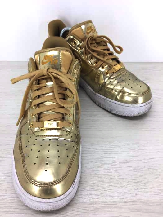 NIKE（ナイキ） WMNS AIR FORCE 1 SP metallic gold ユニセックス メンズ シューズ