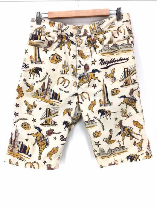 NEIGHBORHOOD（ネイバーフッド） 11SS　HARBOR . MC / EC-ST　総柄ショートパンツ メンズ パンツ
