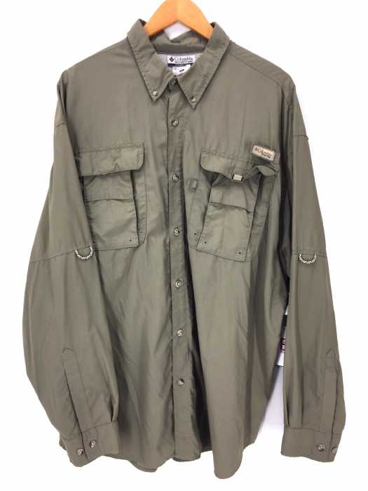 Columbia （コロンビア） PFG OMNI-SHADE ナイロンフィッシングシャツ 裏メッシュ メンズ トップス